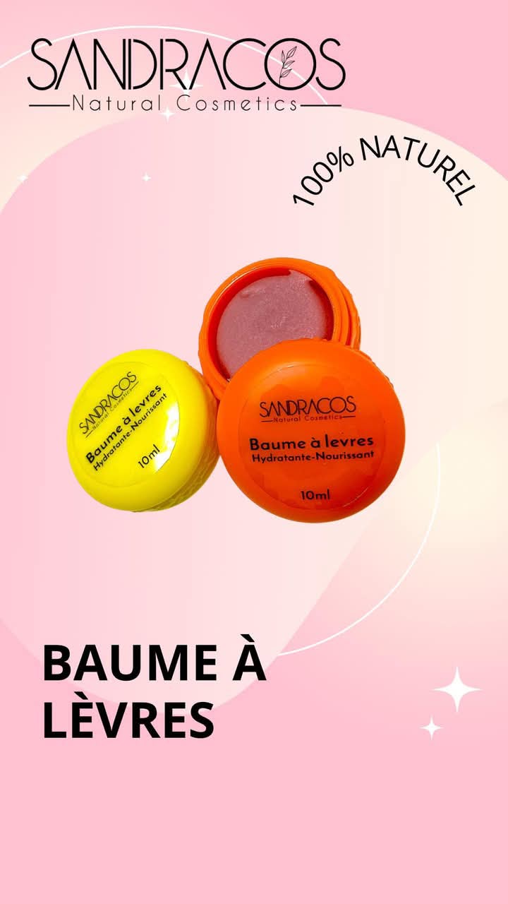Baume à Lèvres 100% Naturel